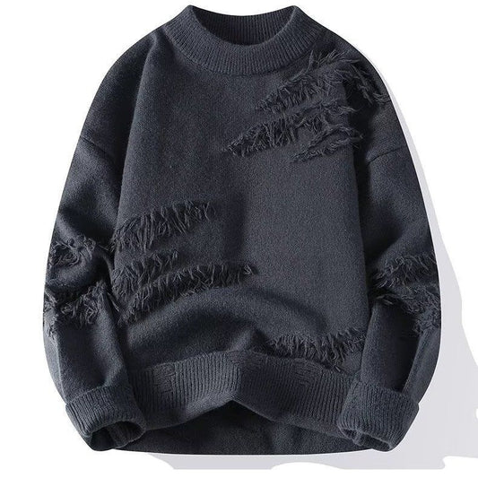 FRESH LABEL | Ripped Edge Sweater