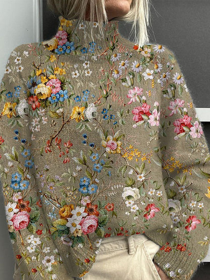 Jessie | Cosy Floral Jumper