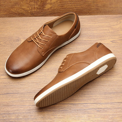BASKETS EN CUIR