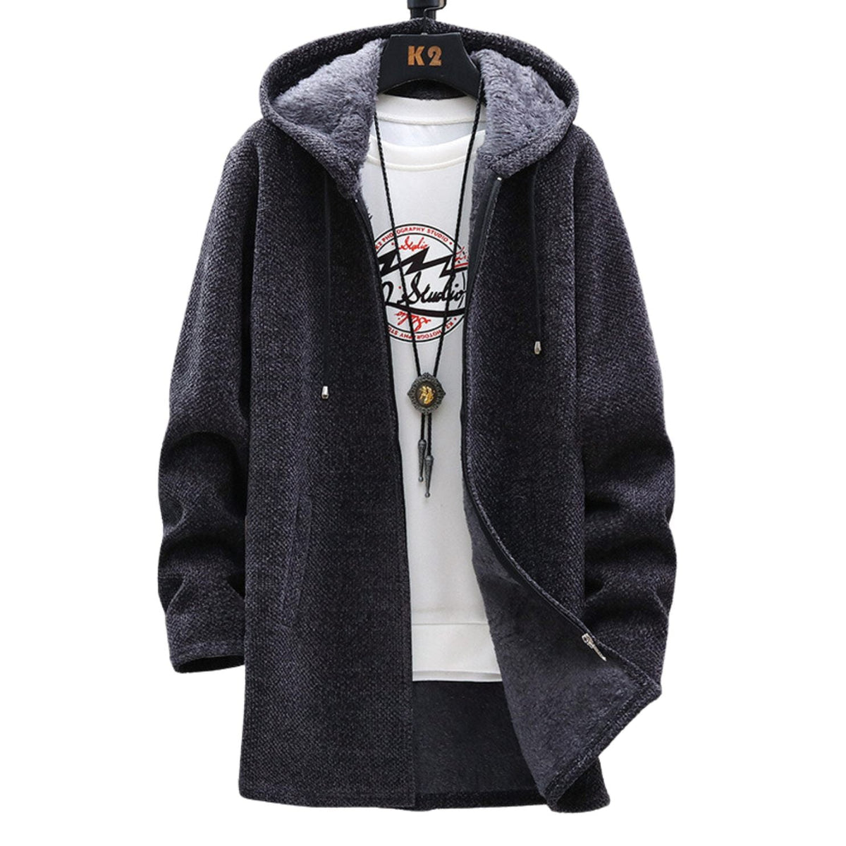Rosie | Longline Zip Hoodie