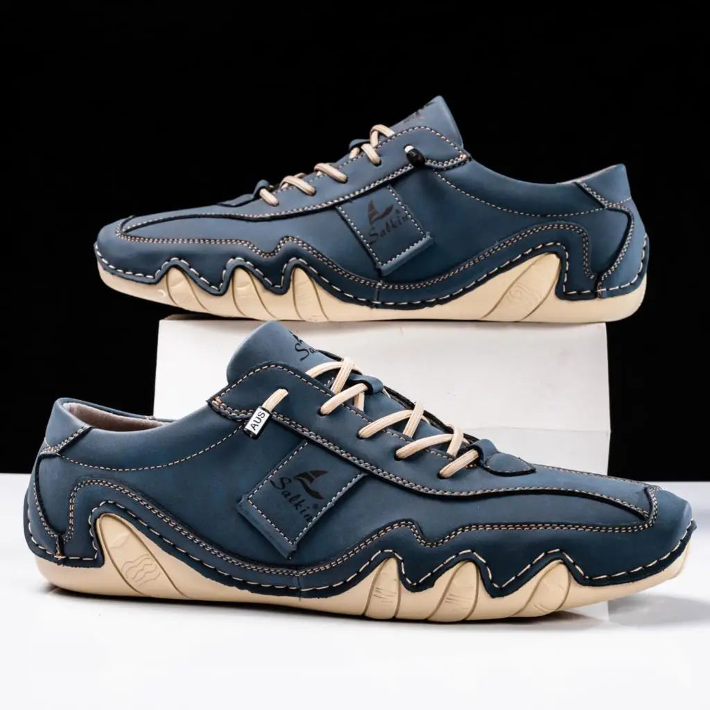 Men's Orthopedic Leather Shoes – Comfortable Arch Support