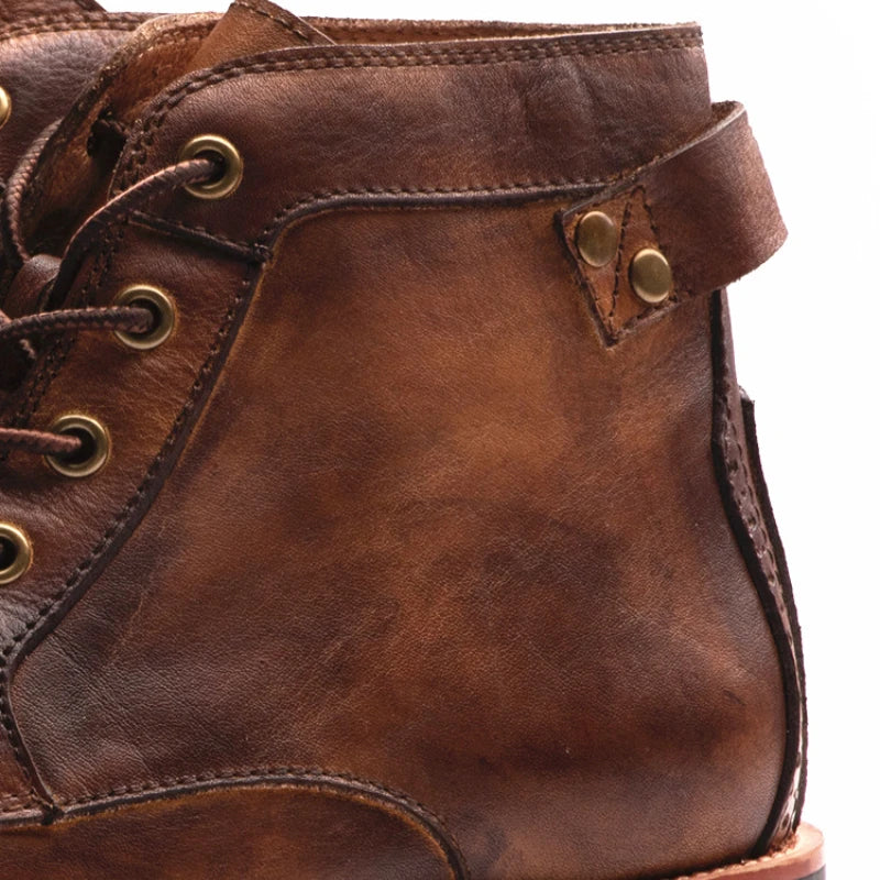 Retro Winter Boots – Comfortable Leather Boots for Men