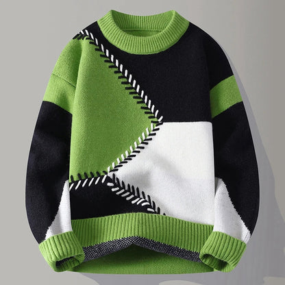 FRESH LABEL | Edgy Patch Sweater