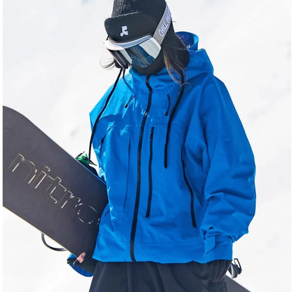 Gilda | Waterproof Ski Jacket Hooded for Women