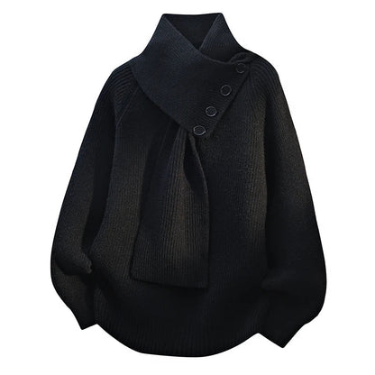 Arielle - Cozy Scarf-Neck Sweater