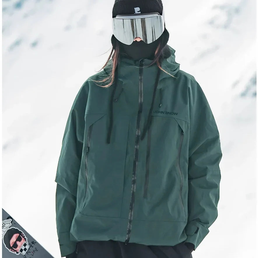 Gilda | Waterproof Ski Jacket Hooded for Women