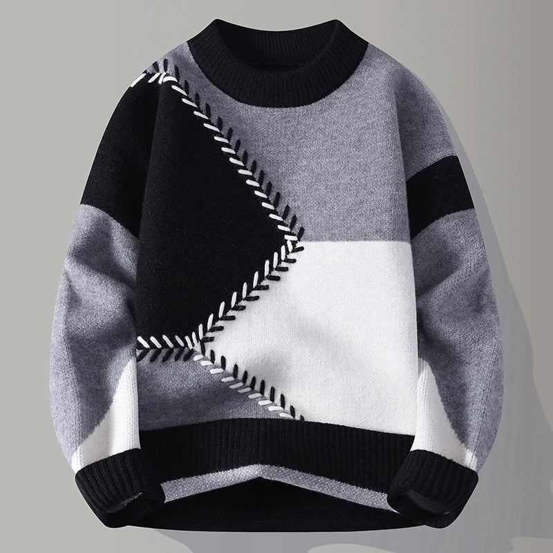 FRESH LABEL | Edgy Patch Sweater