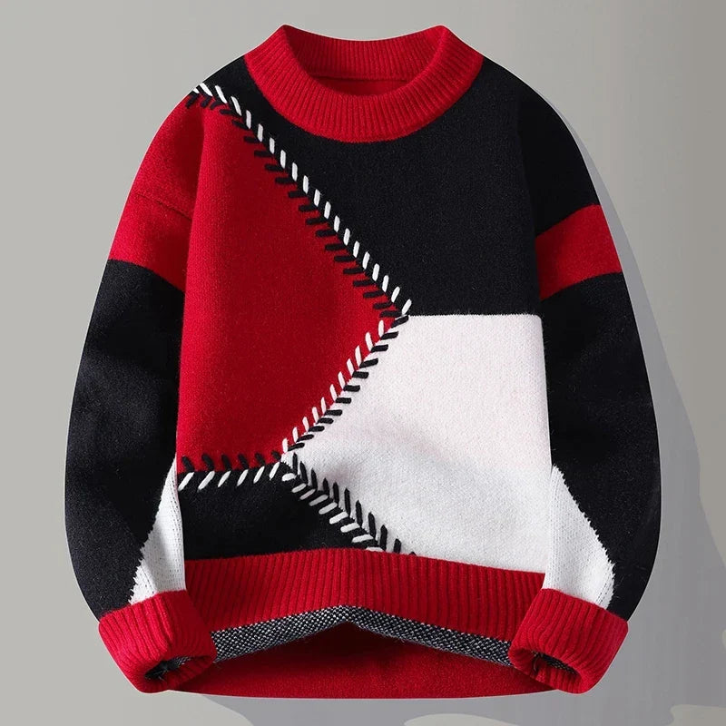 FRESH LABEL | Edgy Patch Sweater
