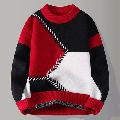 FRESH LABEL | Edgy Patch Sweater