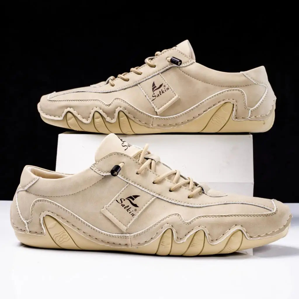Men's Orthopedic Leather Shoes – Comfortable Arch Support