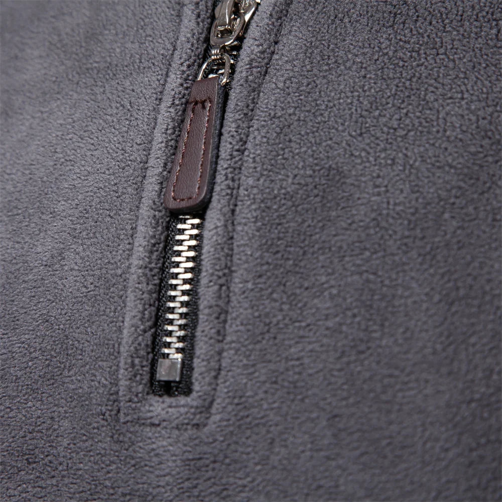 FRESH LABEL | Luuk Fleece Quarter-Zip
