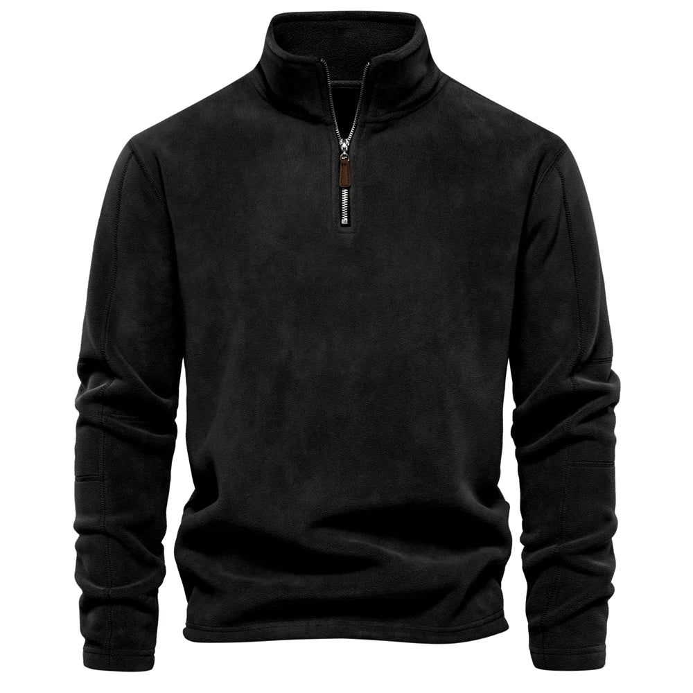 FRESH LABEL | Luuk Fleece Quarter-Zip