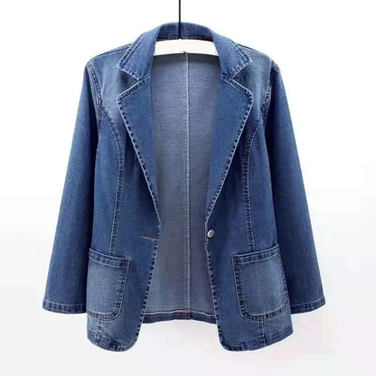 Mellie™ - Classic Denim Blazer