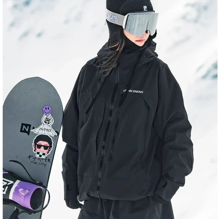 Gilda | Waterproof Ski Jacket Hooded for Women