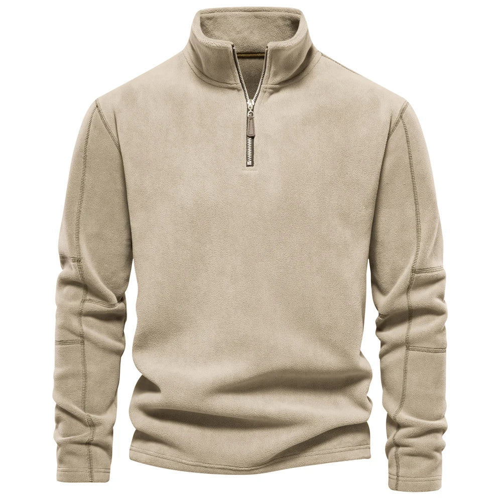 FRESH LABEL | Luuk Fleece Quarter-Zip