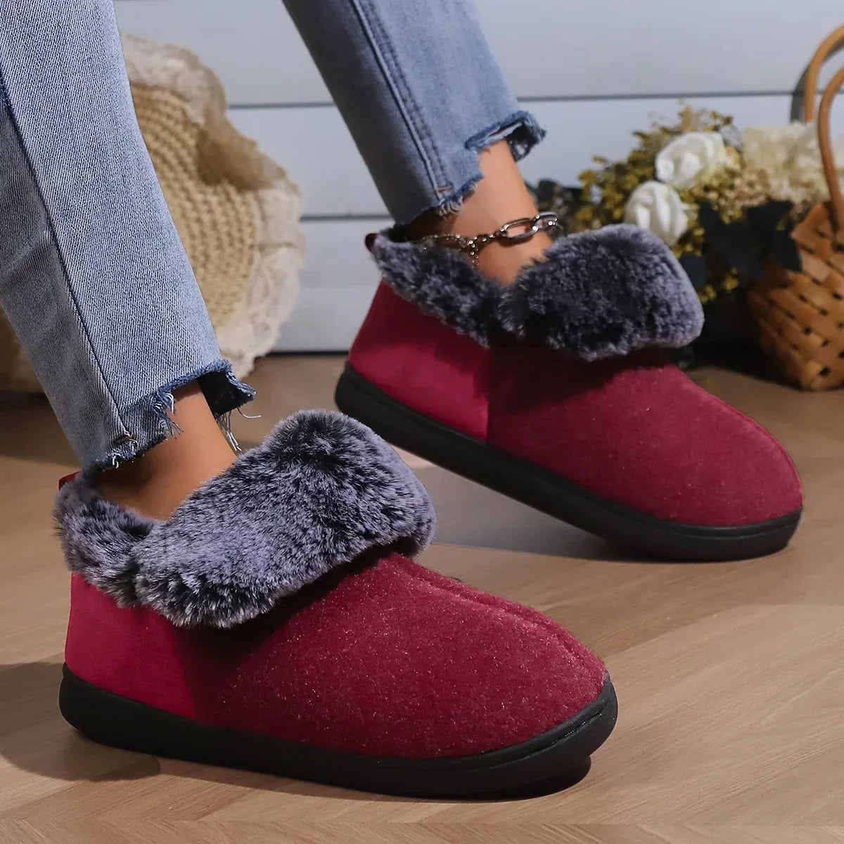 Vera | Soft Plush Slipper