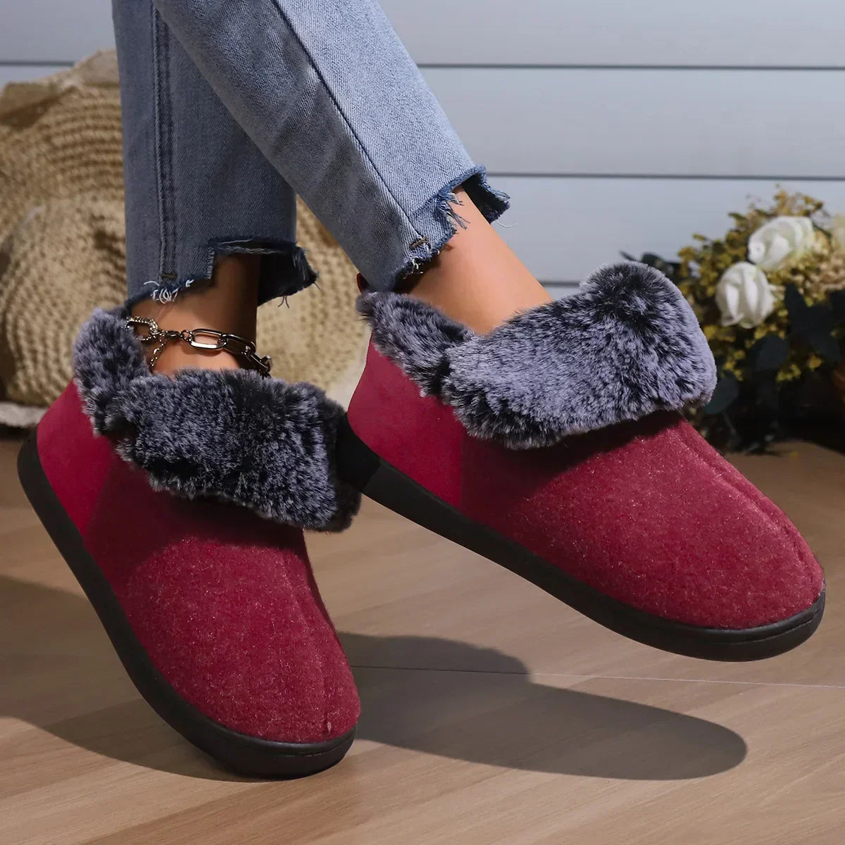 Vera | Soft Plush Slipper