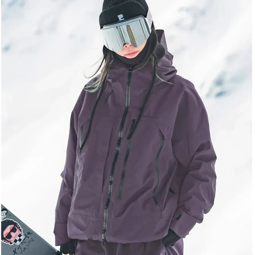 Gilda | Waterproof Ski Jacket Hooded for Women