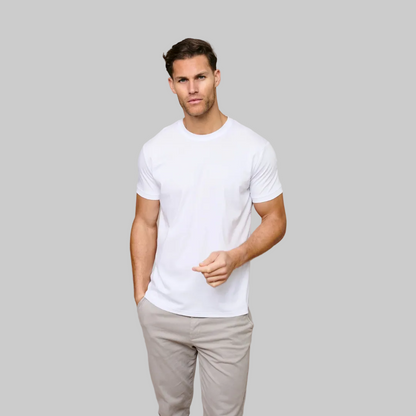 Men's Tight Crew-Neck T-Shirt | White