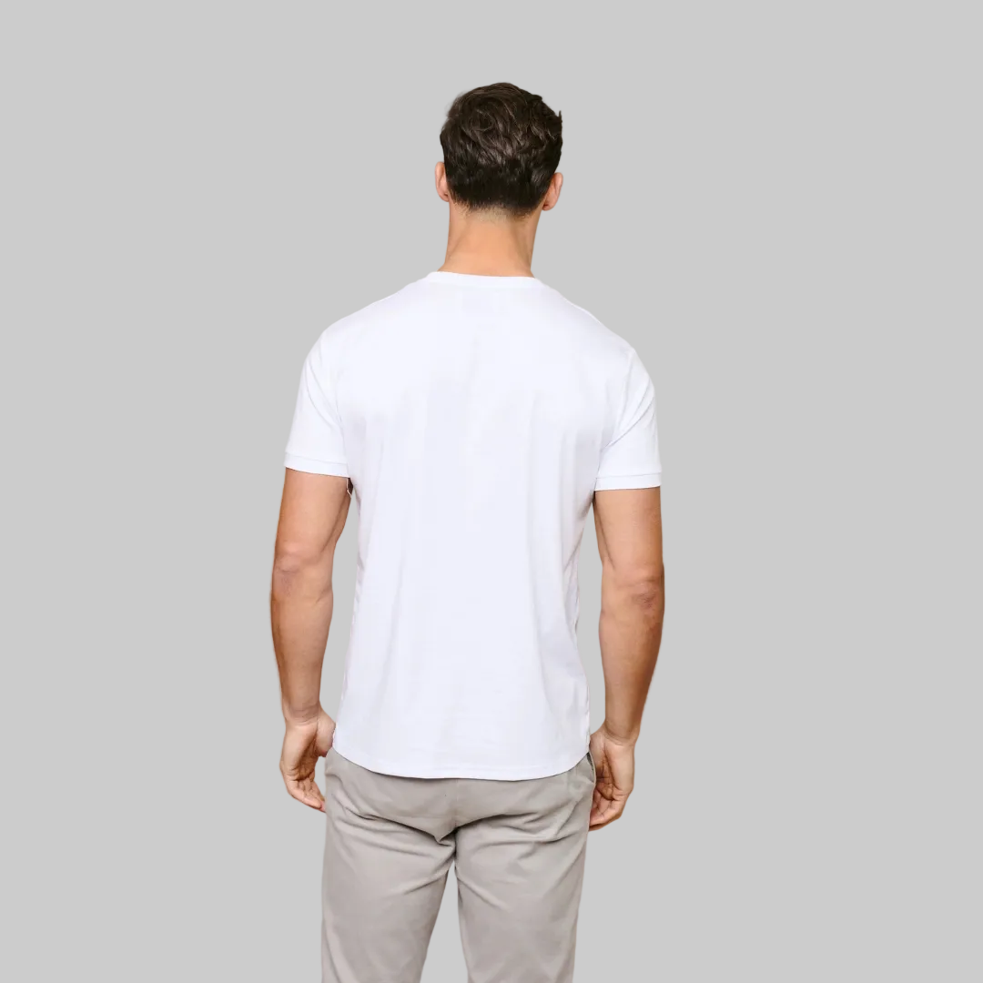Men's Tight Crew-Neck T-Shirt | White