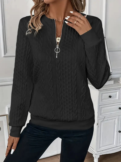 Women’s Cozy Zip Sweater | Long Sleeve