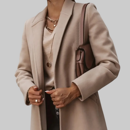 Women’s Elegant Long Overcoat | Winter