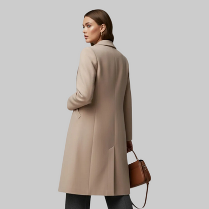 Women’s Elegant Long Overcoat | Winter