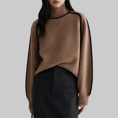 Women’s Turtleneck Knit Sweater | Long Sleeve