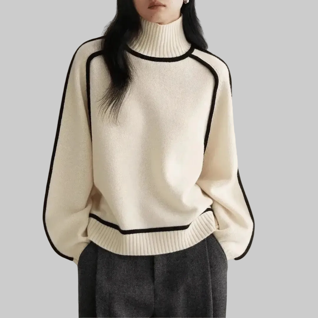 Women’s Turtleneck Knit Sweater | Long Sleeve