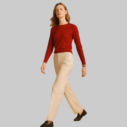 Women’s Elegant Winter Knit Sweater | O-Neck