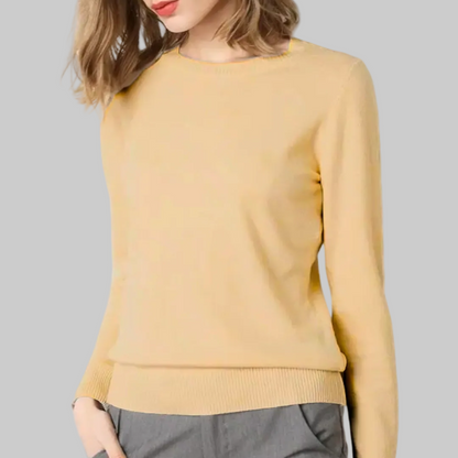 Women’s Elegant Winter Knit Sweater | O-Neck
