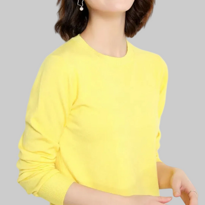 Women’s Elegant Winter Knit Sweater | O-Neck