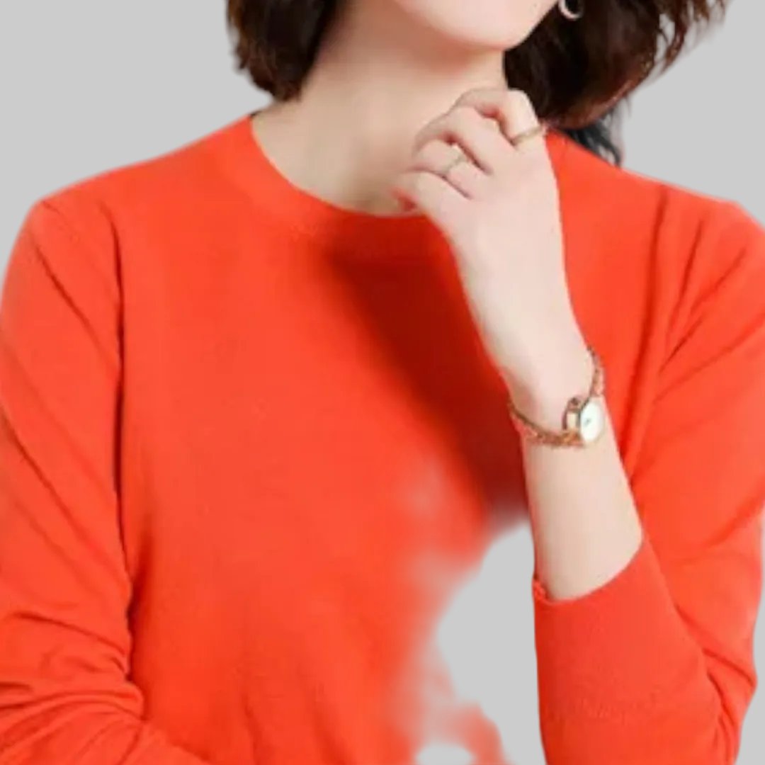 Women’s Elegant Winter Knit Sweater | O-Neck