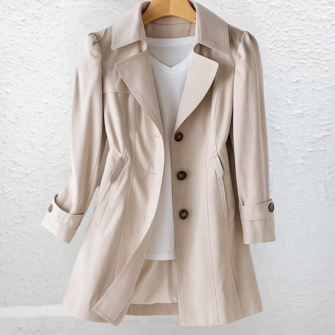 Olivia – Elegant Vintage Trench Coat