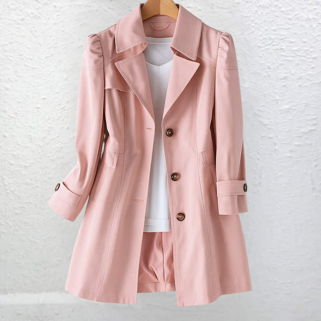 Olivia – Elegant Vintage Trench Coat