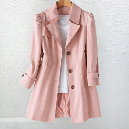 Olivia – Elegant Vintage Trench Coat