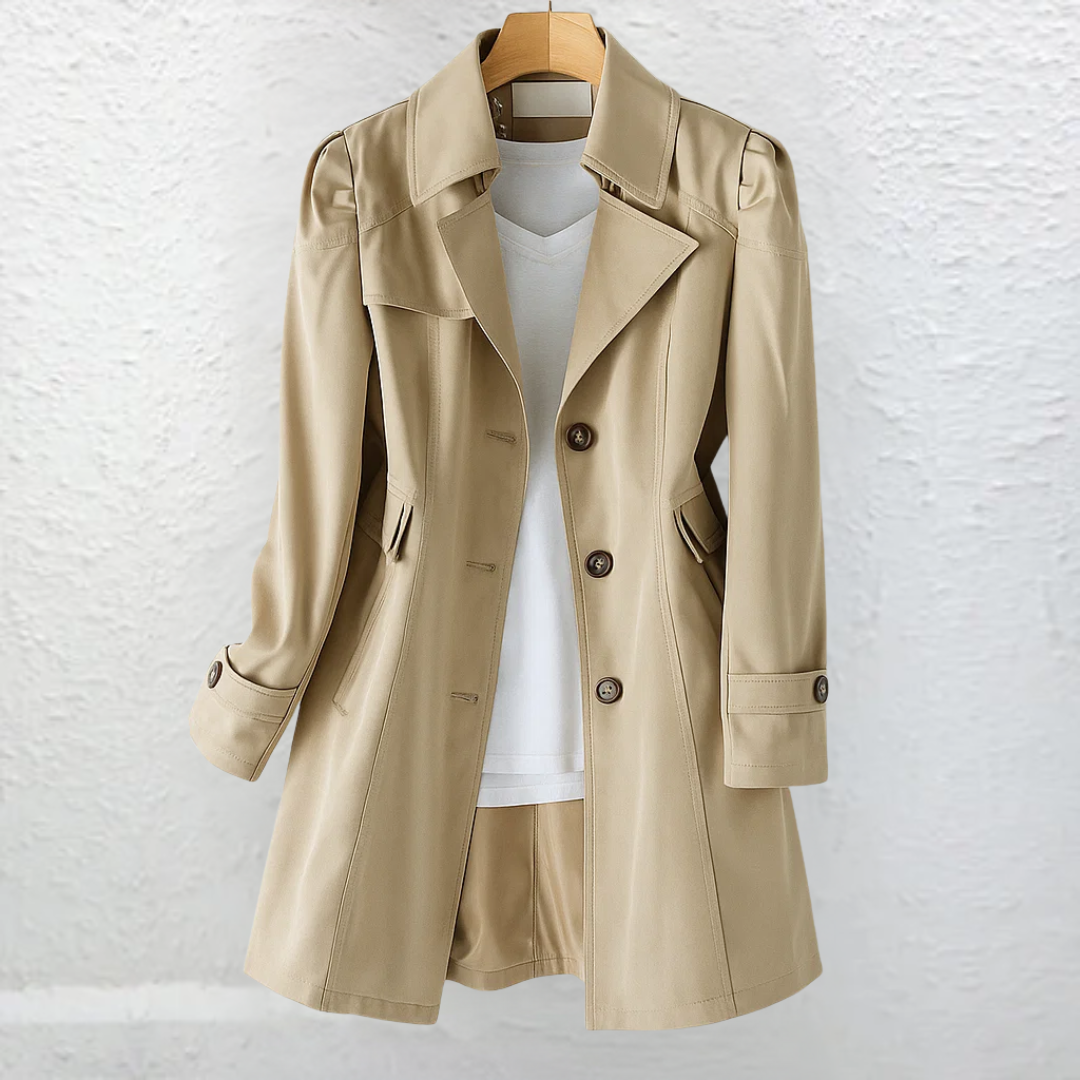 Olivia – Elegant Vintage Trench Coat