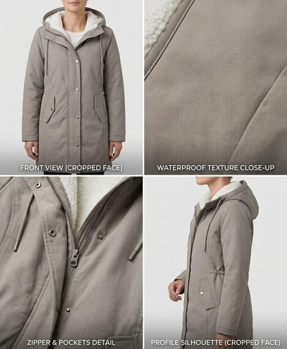 Amélie | Waterproof Long Parka