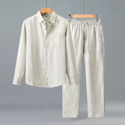 Set Men - Linen Breathable Summer Outfit