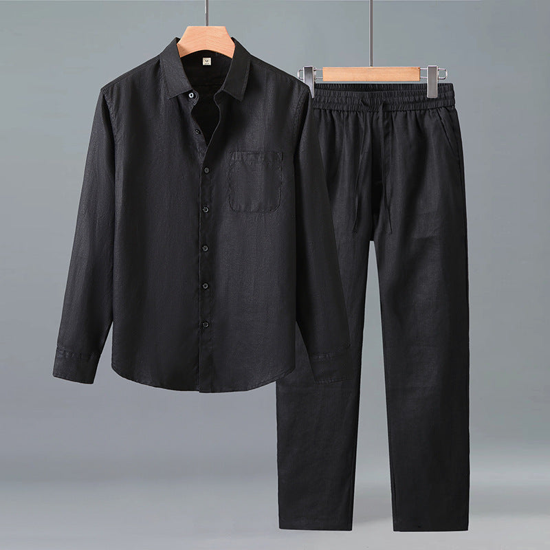 Set Men - Linen Breathable Summer Outfit