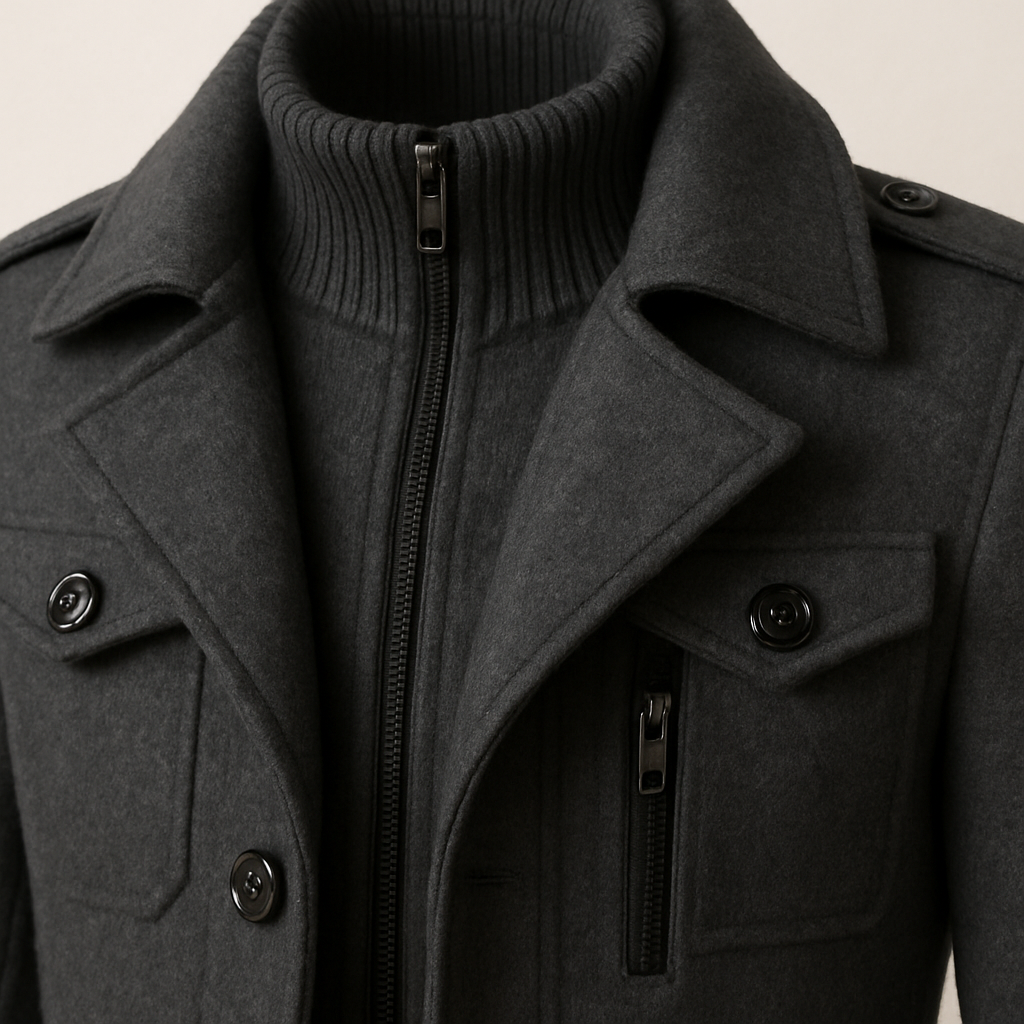 FRESH LABEL | Marcus Wollen Overjas