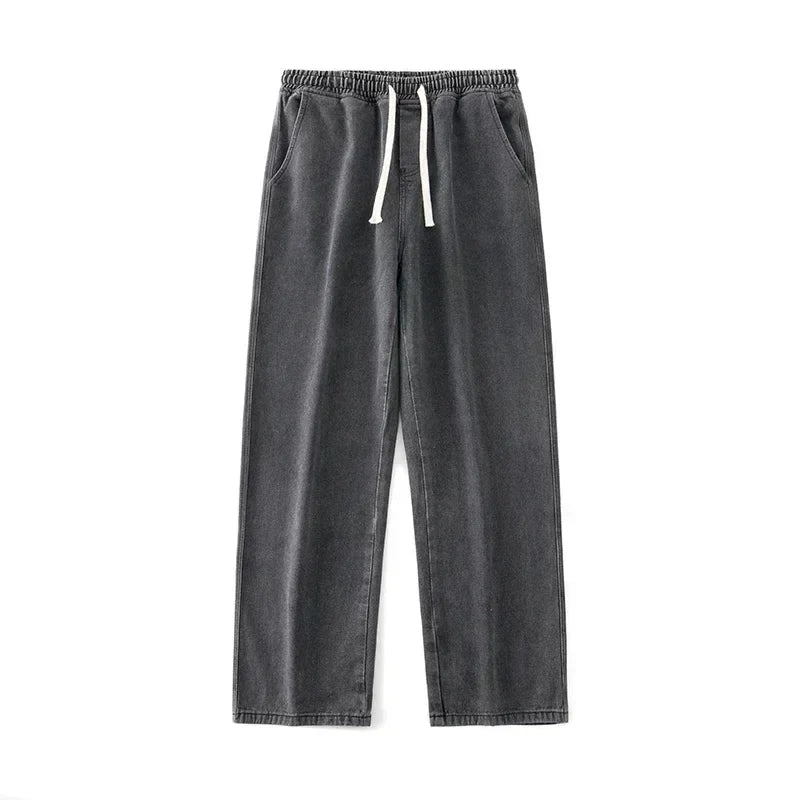 Jeans Men - Wide Leg Loose Korean Jeans