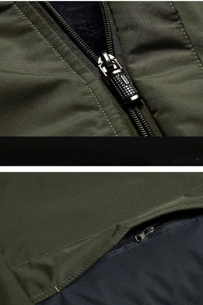 Men's Waterproof Fleece Winter Jacket