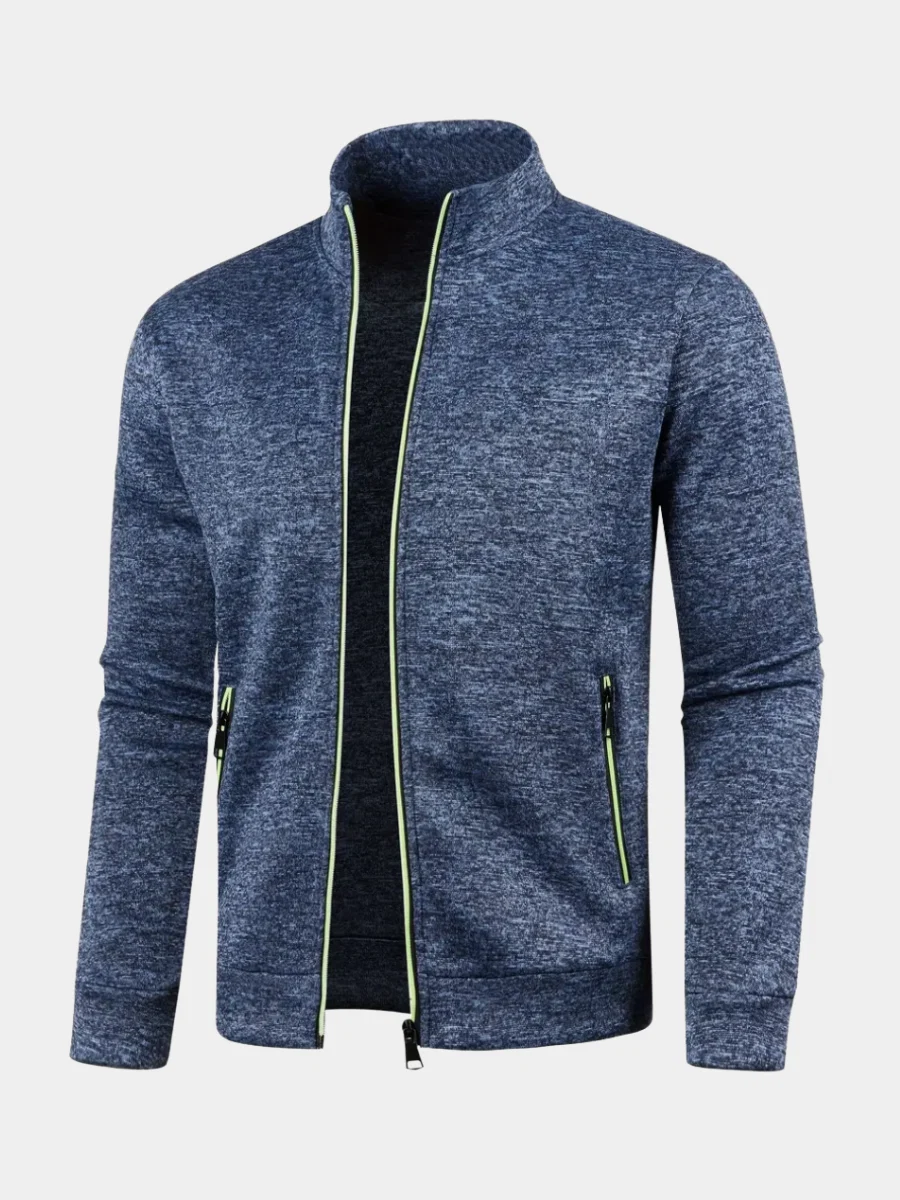 Knitted Cardigan with Intricate Pattern Detail