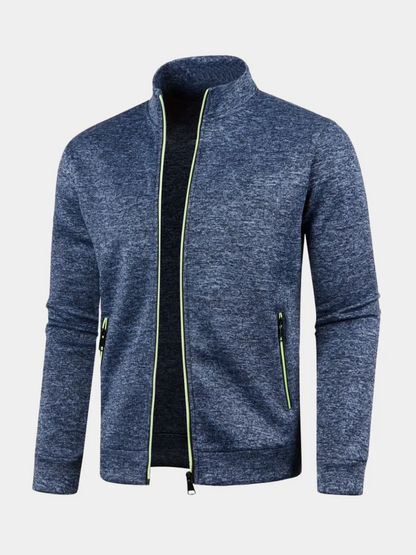 Knitted Cardigan with Intricate Pattern Detail