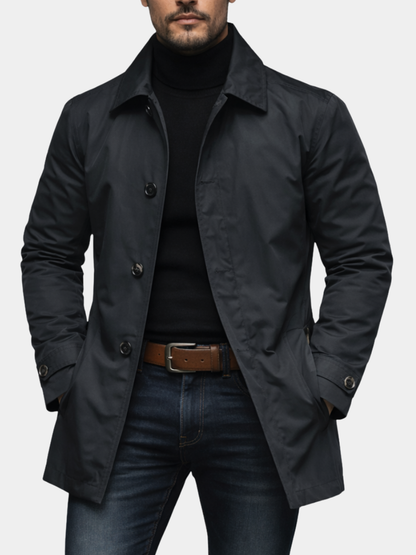 Baptiste | Structured Coat with Quilted Lining and Fitted Cut