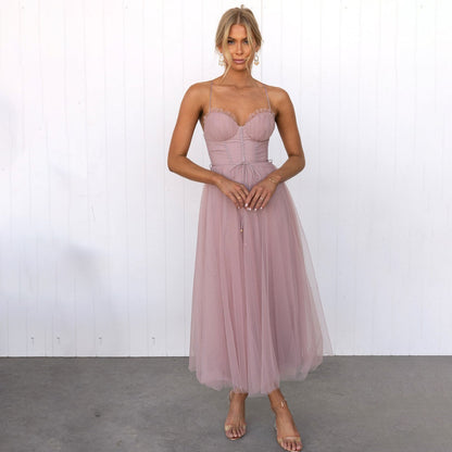 Alexa | Damen elegantes tailliertes Party-Midikleid