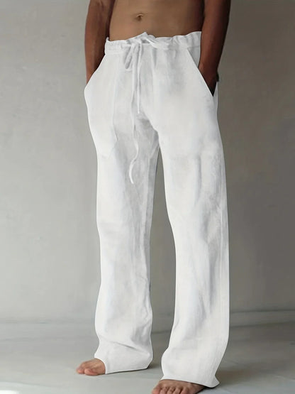 Arthur | Herren Lockere Leinen Baggy Hose