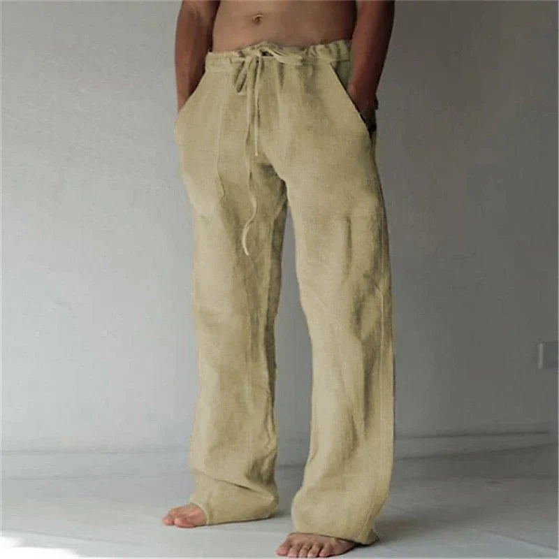 Arthur | Herren Lockere Leinen Baggy Hose