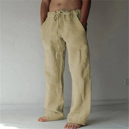 Arthur | Herren Lockere Leinen Baggy Hose